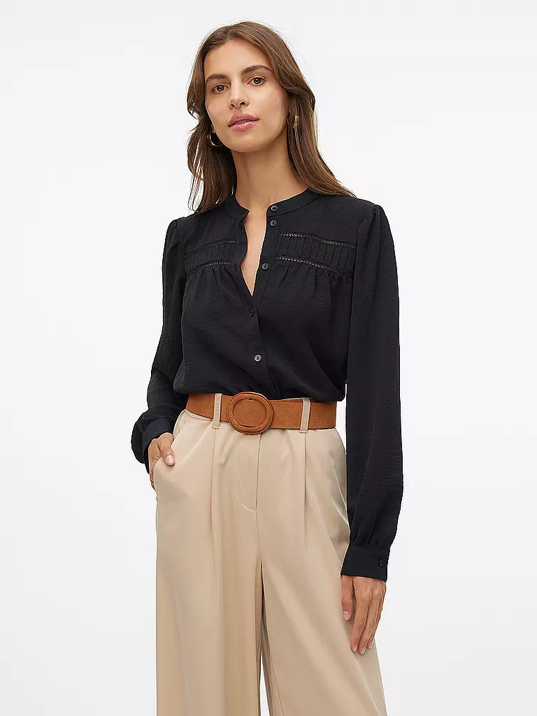 VERO MODA Bluse VMEMMA  schwarz