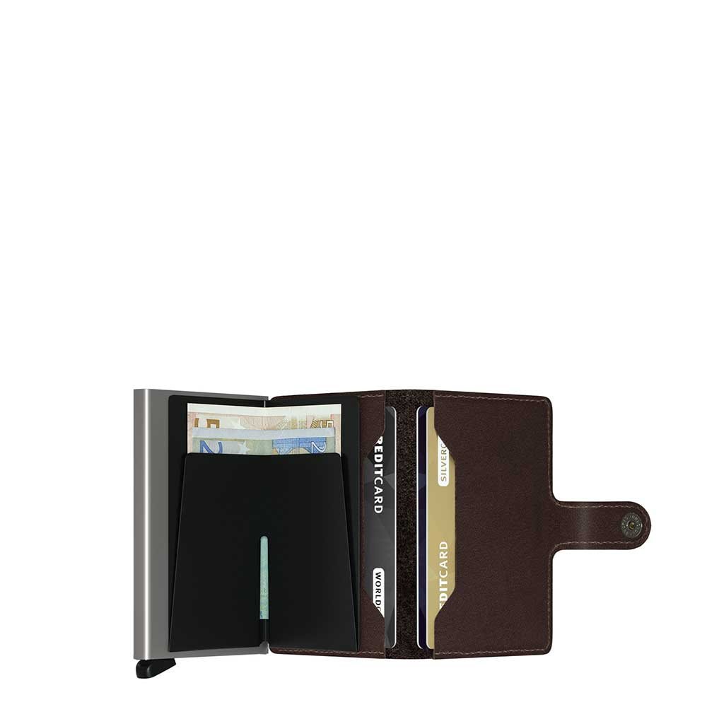 Secrid Miniwallet Portemonnee brown dark