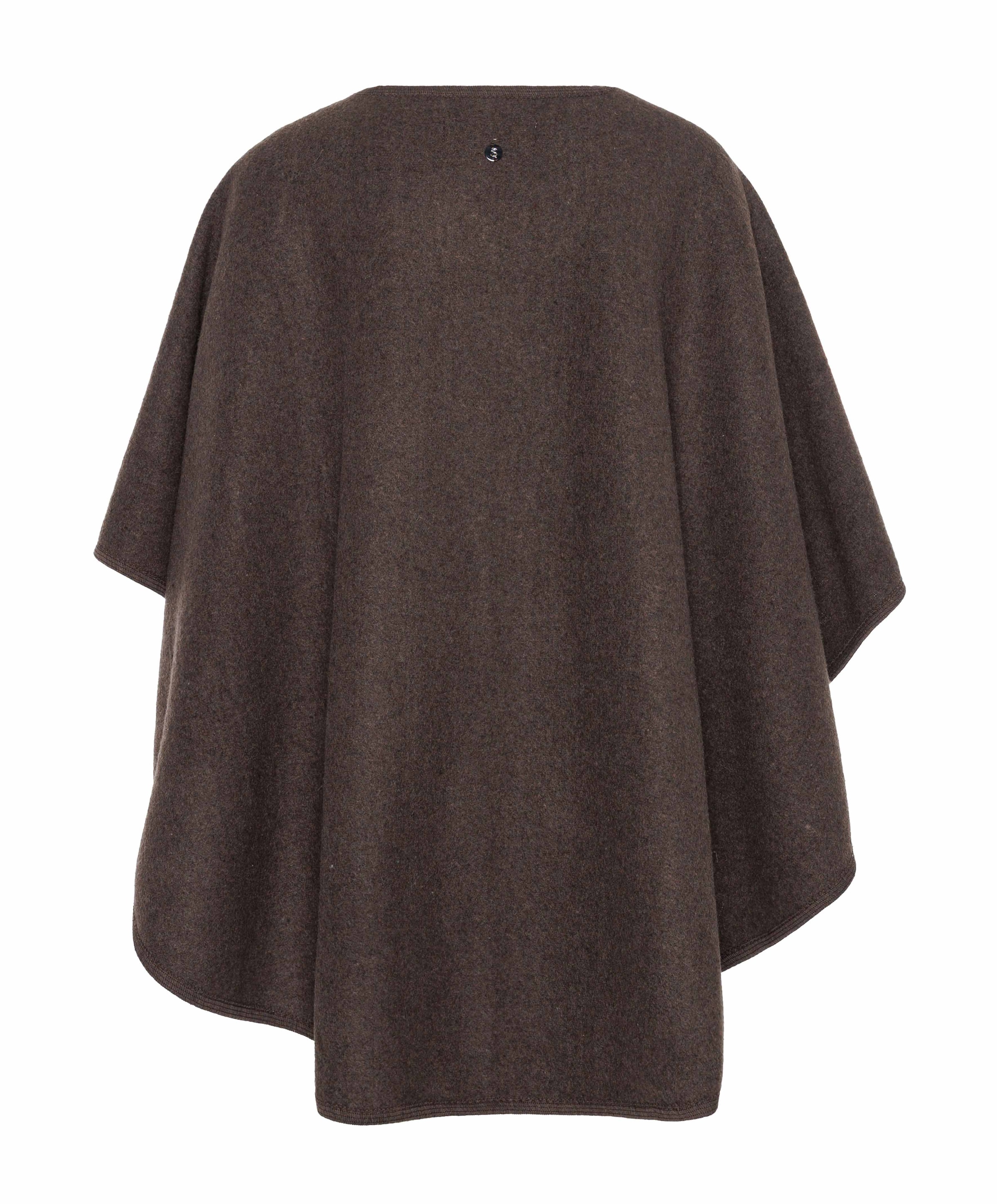 Rino & pelle Dames cape bruin