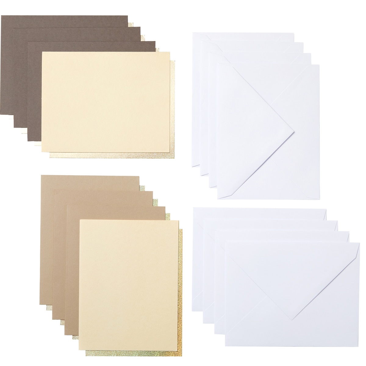 Cricut Joy Cut-Away kort A2 8-pakk (nøytral)