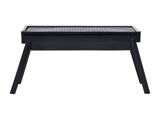 Barbecue portable de camping Acier inoxydable 60x22,5x33 cm