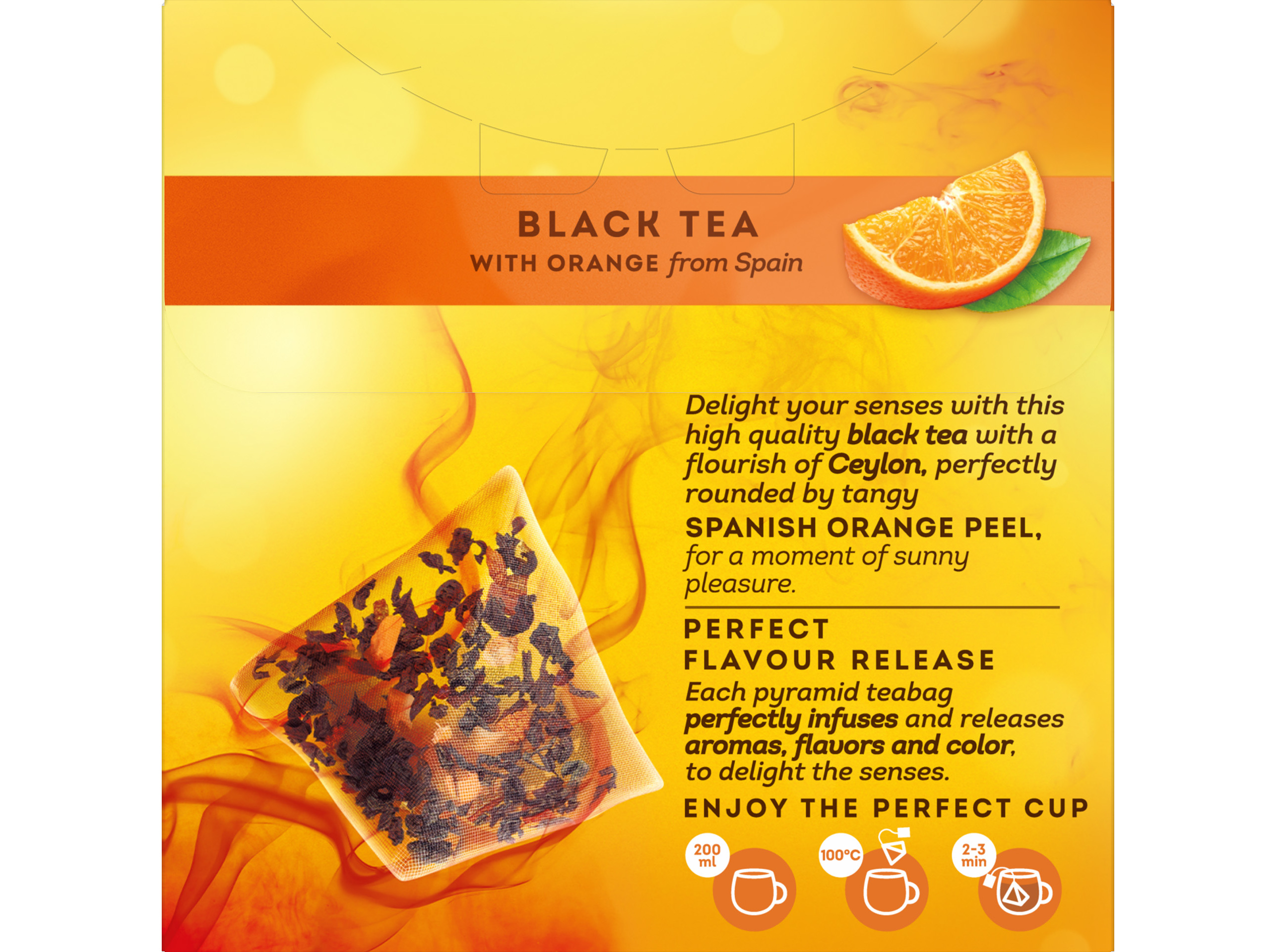 CHÁ PRETO LIPTON LARANJA 20 SAQ
