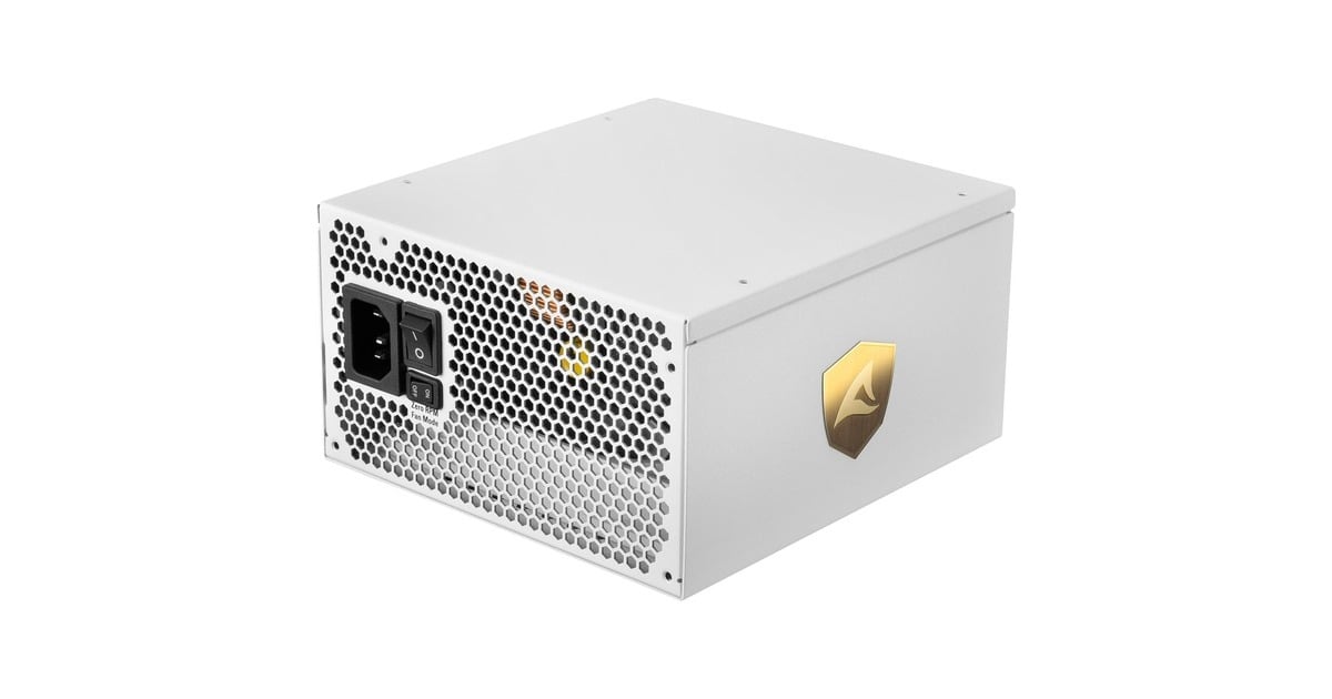 SharkoonRebel P30 Gold White modulaire 1000 watt voeding   (Wit, 1x 12VHPWR, 4x PCIe)