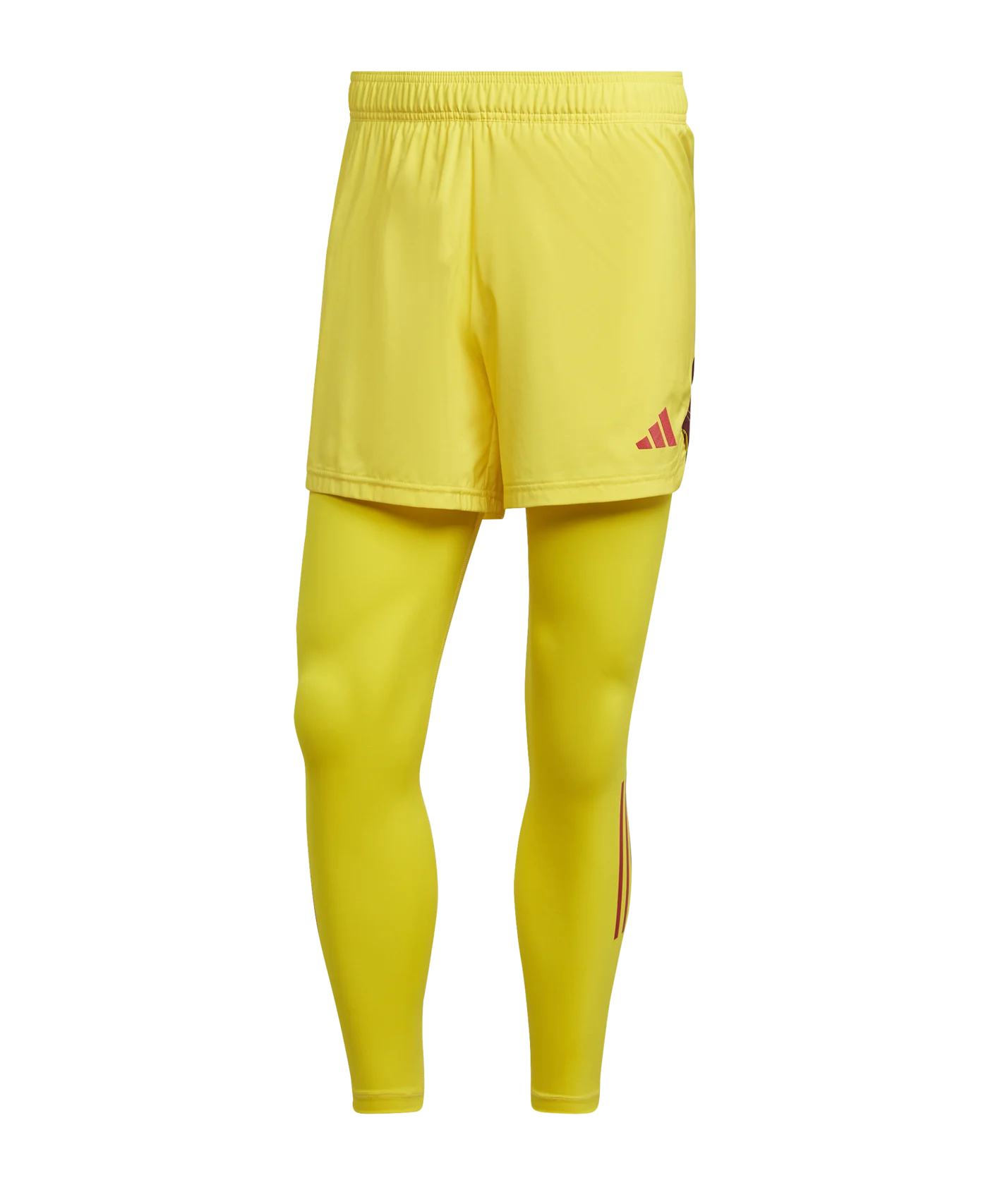 adidas Tiro 23 Pro Tight Torwarthose Gelb Rot