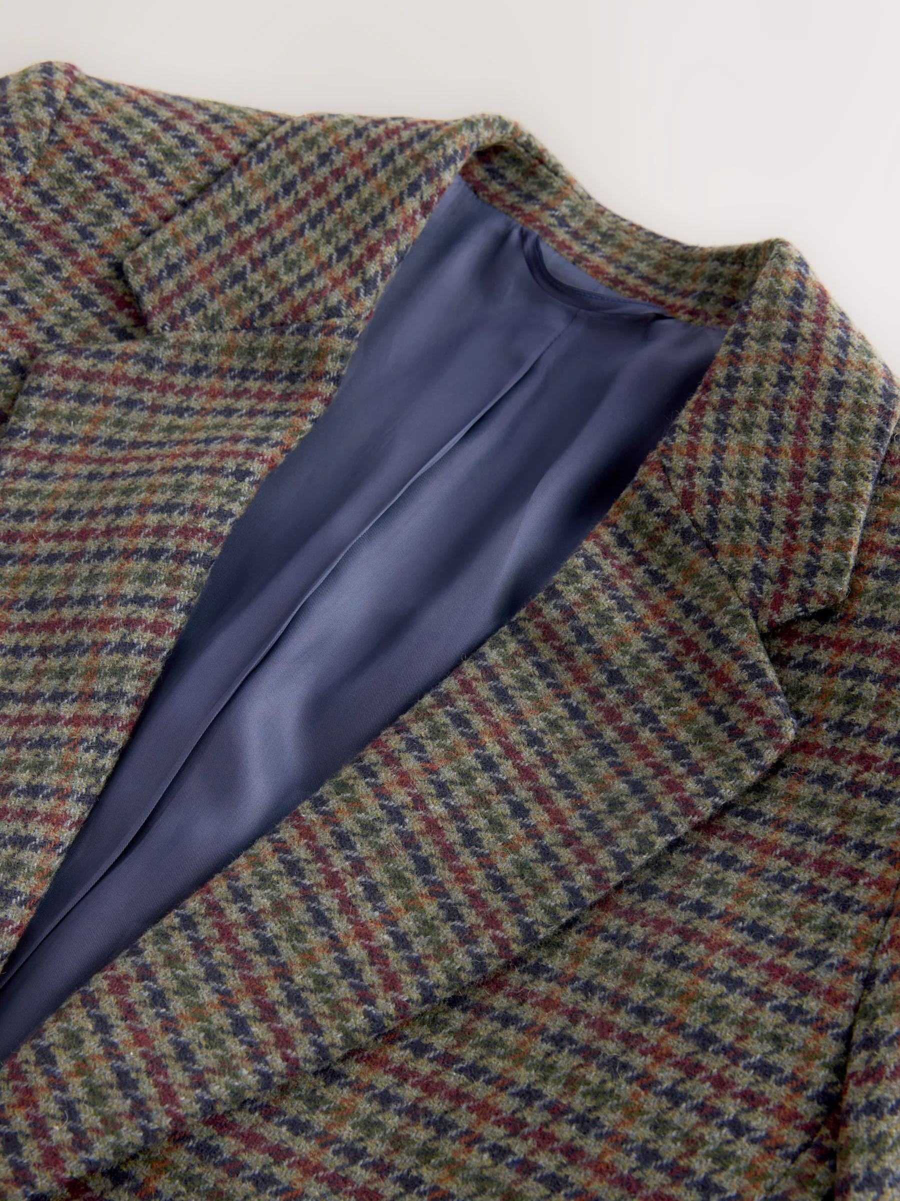 Multi - Geruite Heritage Brushed Blazer