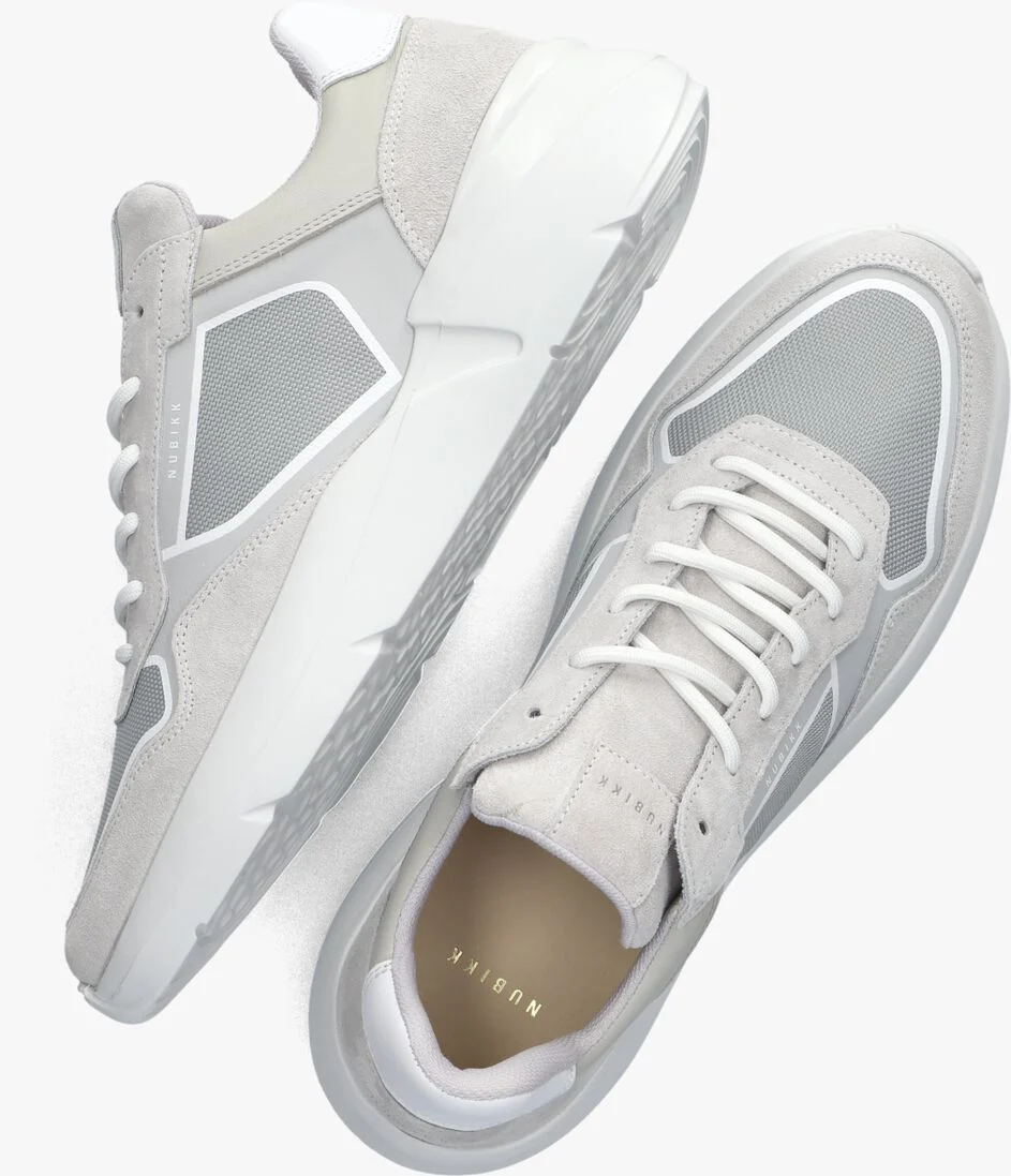 NUBIKK grijze nubikk lage sneakers roque road curl