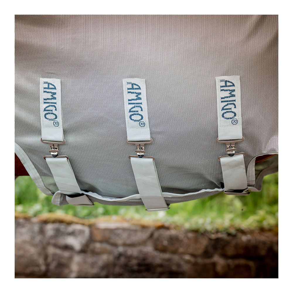 Horseware AMIGO AMECO COMBI 1200D - Chemise anti-mouches teal/grey