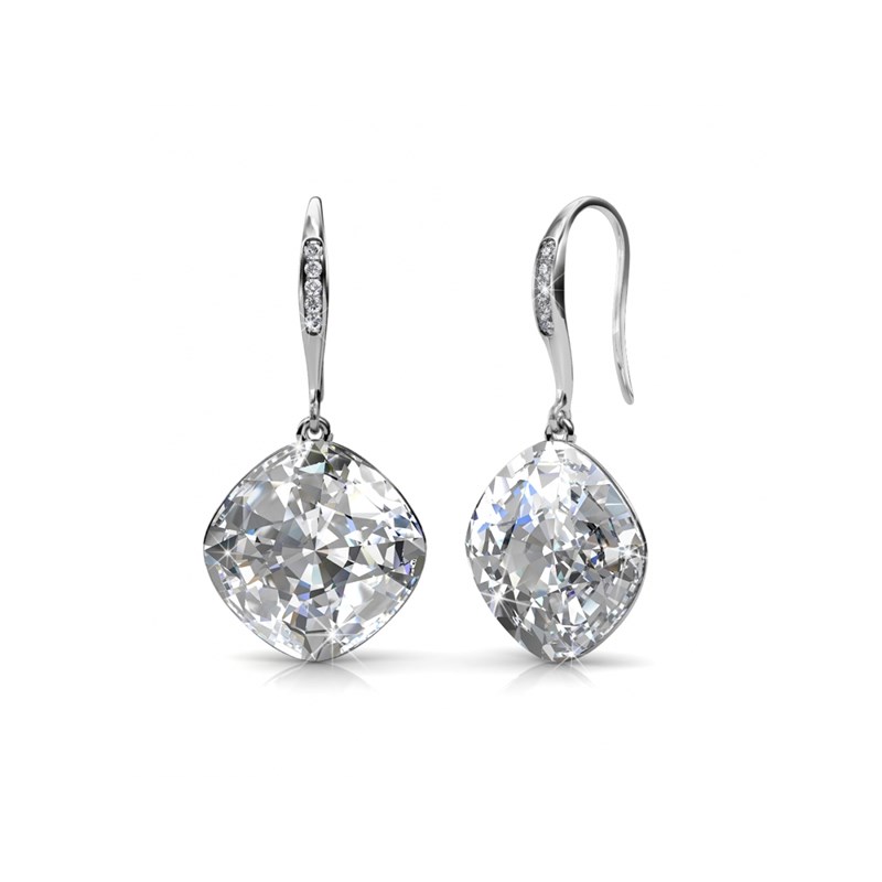 Parure et Coffret Tiffy Hook - Argenté et Cristal