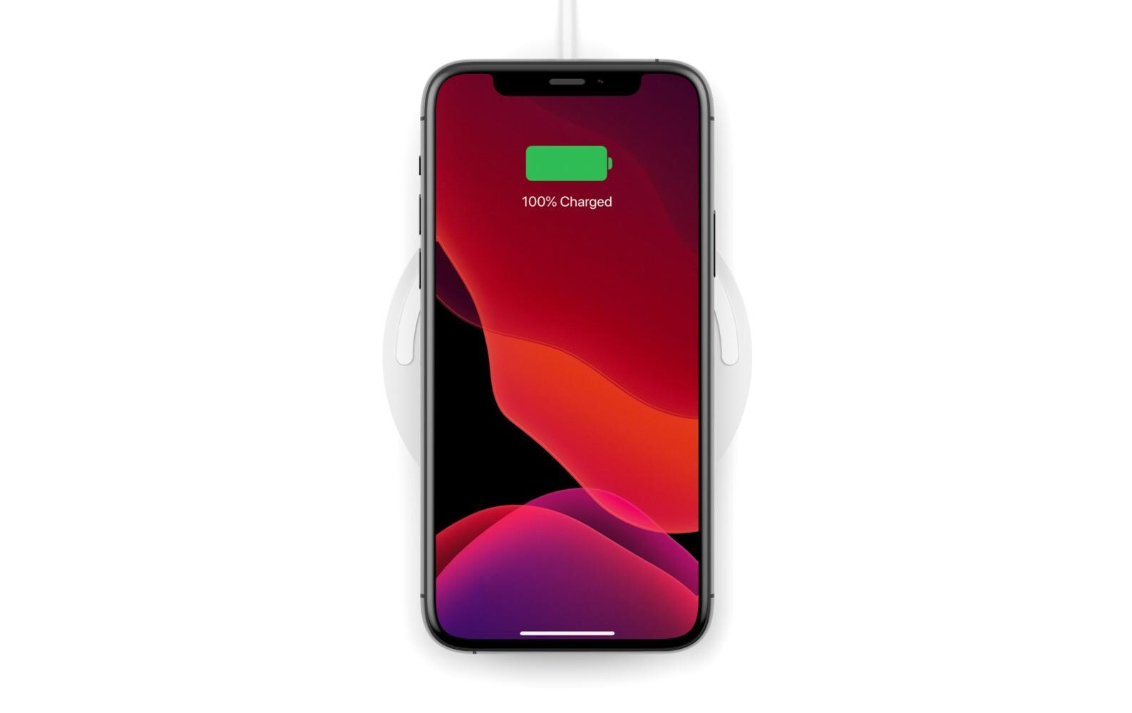 Wireless Charger Boost Charge 10W WeissLadepad für schnelles kabelloses Laden
