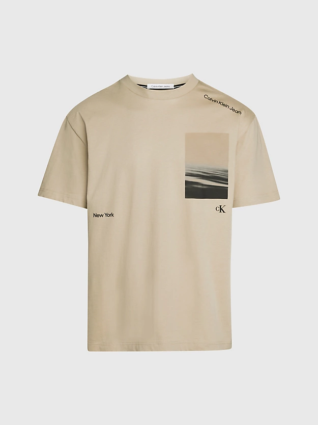 Camiseta com estampa fotográfica