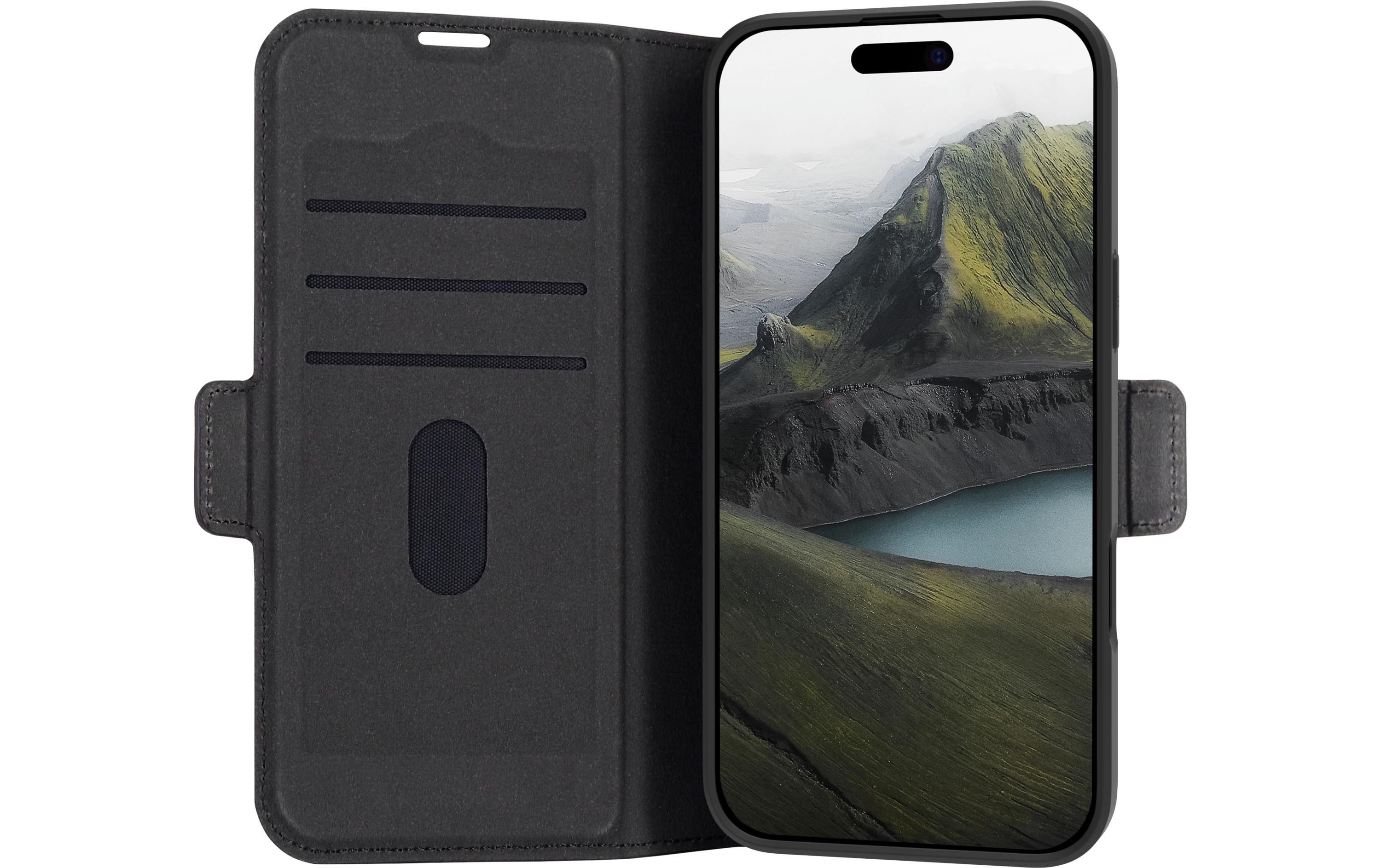 Book Cover Oslo Pro iPhone 16 Plus SchwarzSchutzhülle für das Apple iPhone 16 Plus