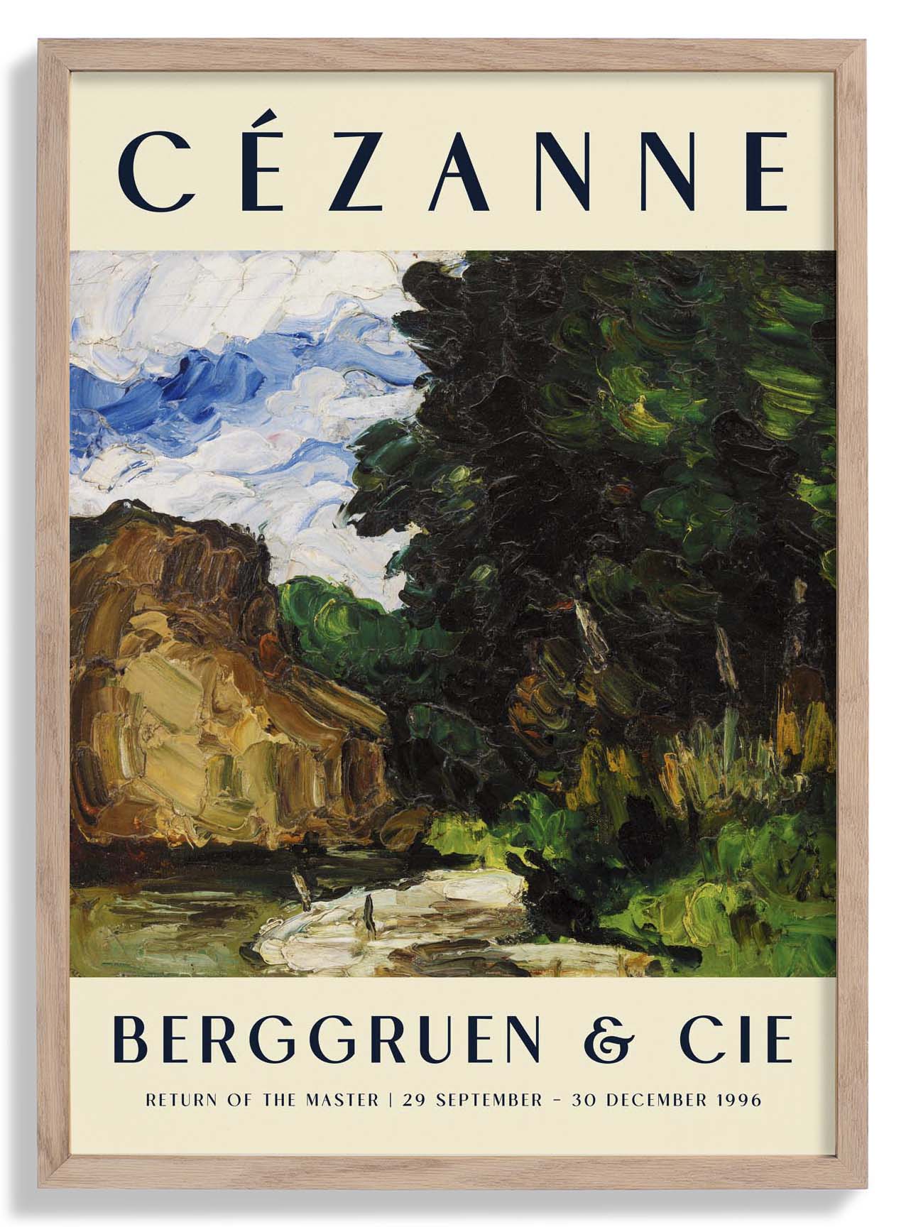 River Bend Kunstausstellung von Paul Cézanne