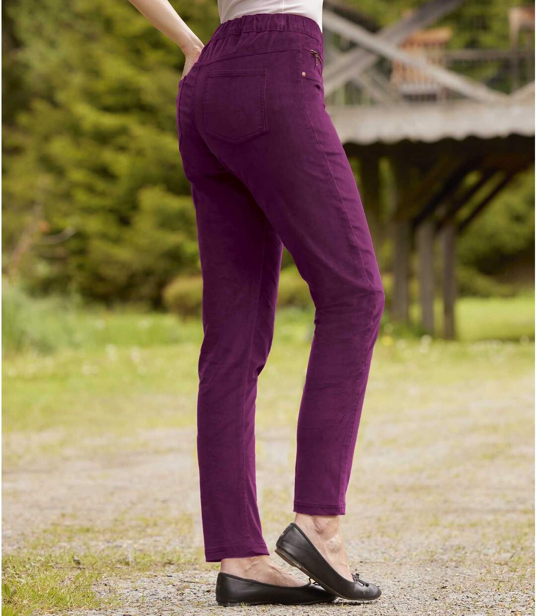 Pantalon Velours Stretch Confort