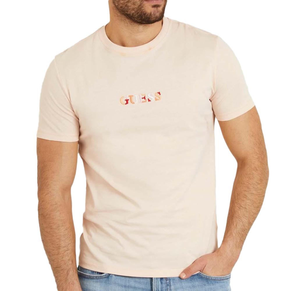 Guess T-shirt Rose Homme Guess Multicol