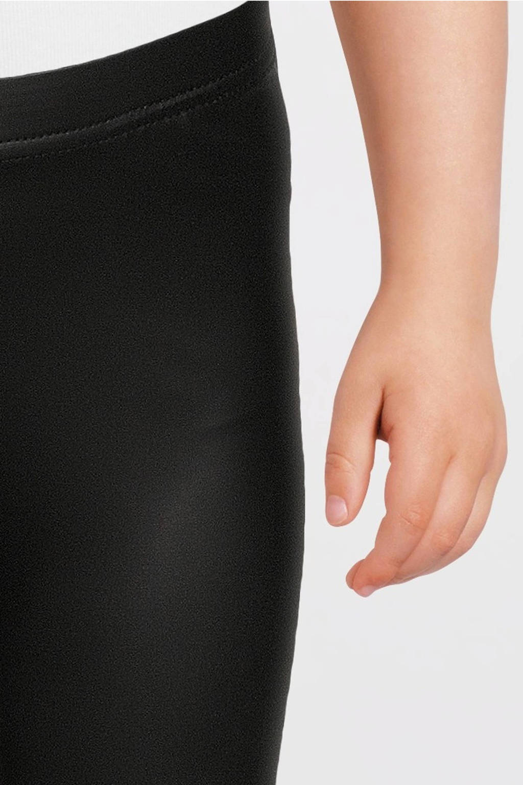 NAME IT imitatieleren legging NMFREBEKKAS zwart