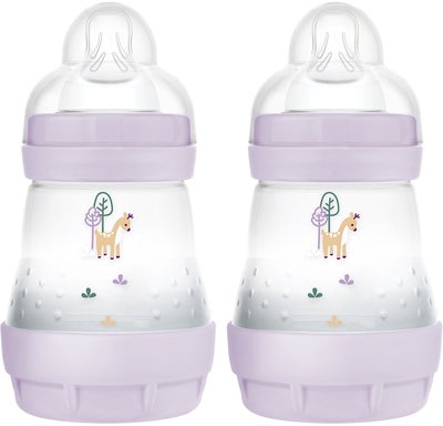 MAM Easy Start Tåteflaske Anti-kolikk 160 ml 2-Pakk, Pink