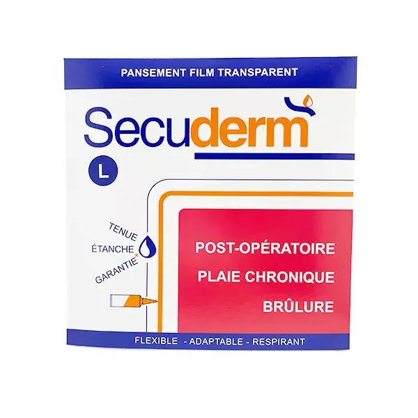 Secuderm Taille L pansement secondaire 100% étanche - 20*30cm