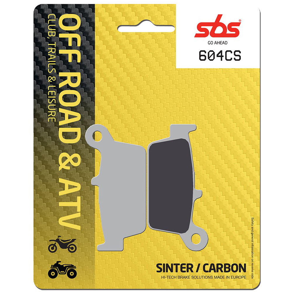 SBS - Plaquettes de frein 604CS