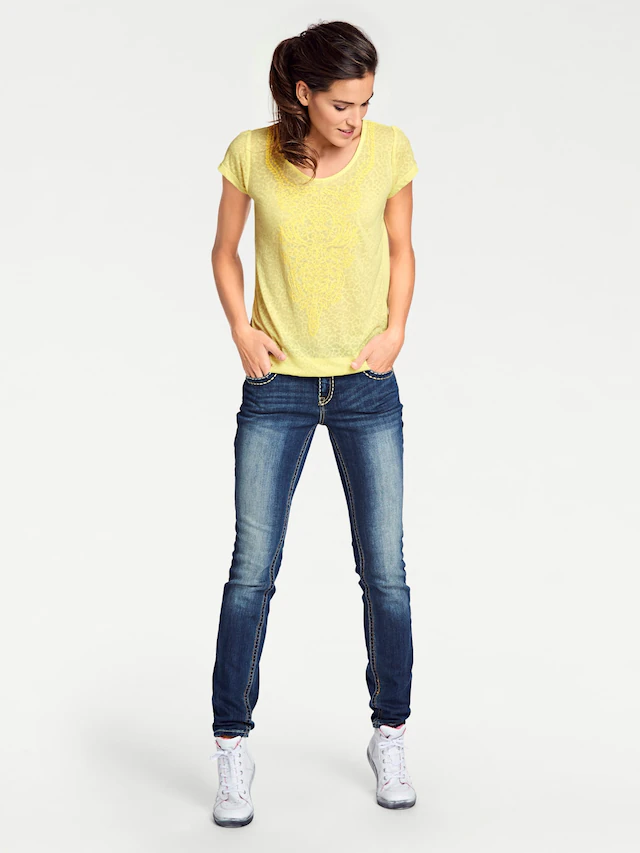 heine Rundhalsshirt »Rundhals-Shirt«, 1 Stk.