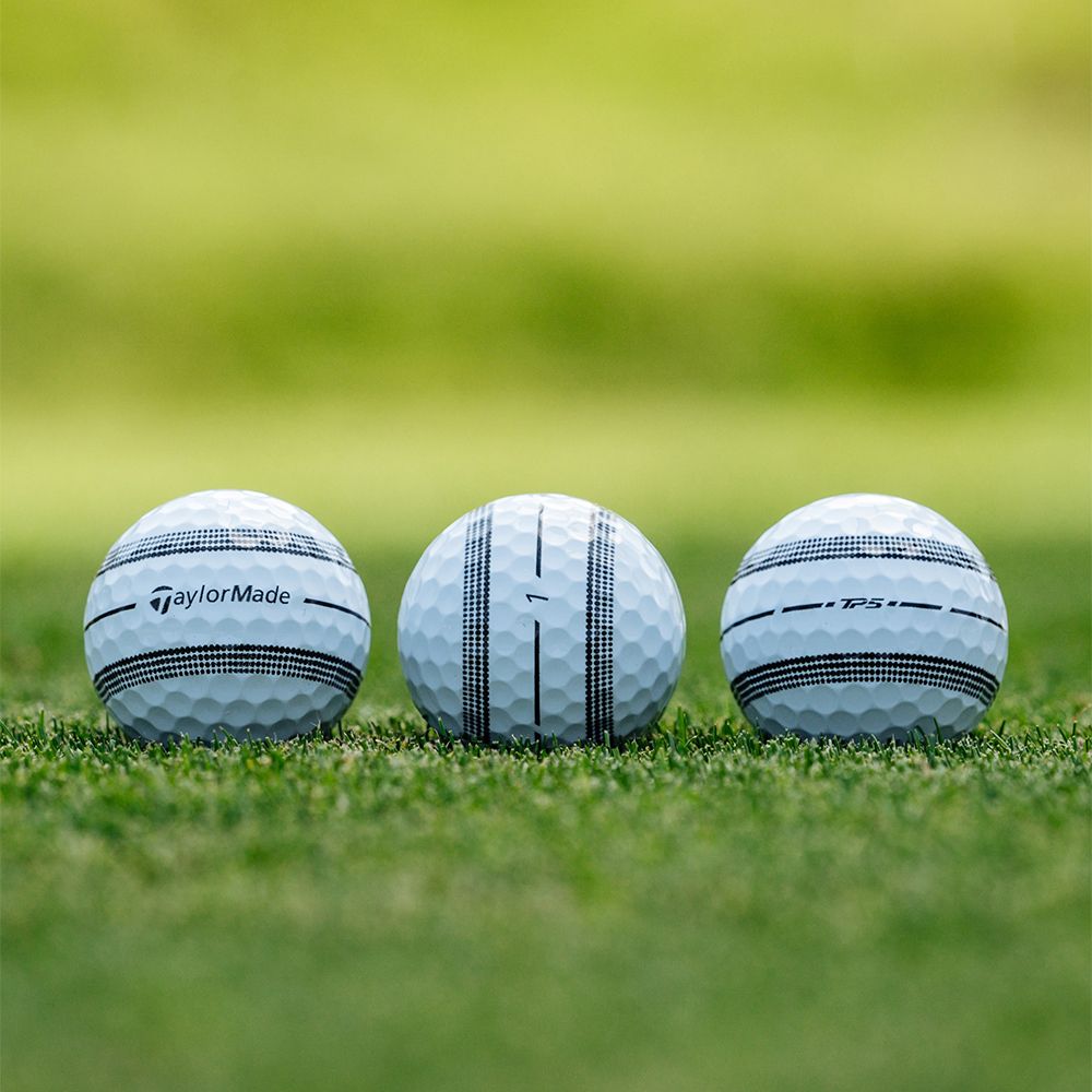 TP5 Stripe Golfball Hvit