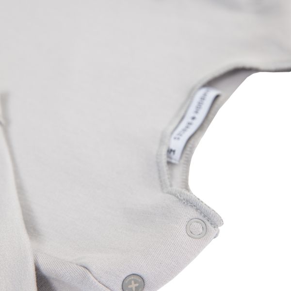 Bamboom T-shirt Lange Mouw Crème 1 Mnd