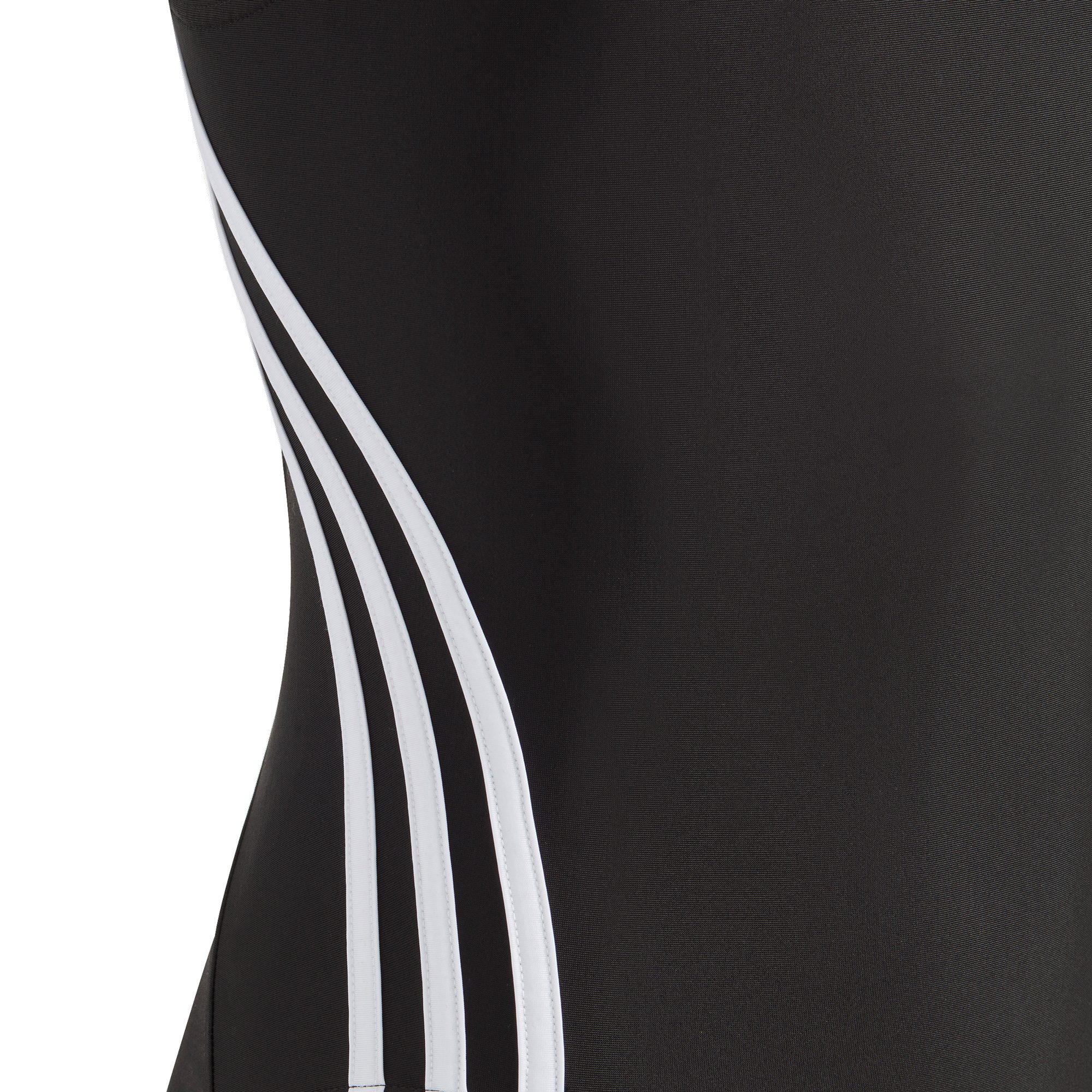 adidas 3-Streifen Badeanzug Kinder schwarz