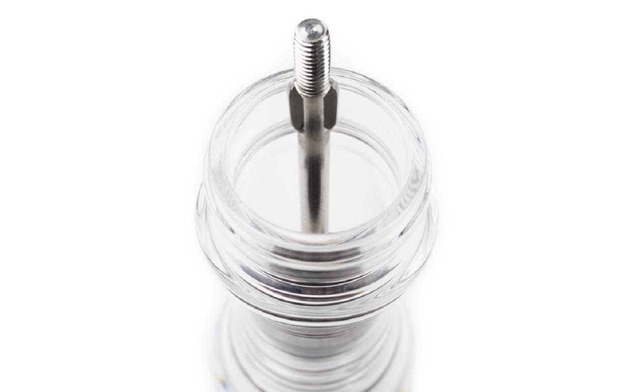 Pfeffermühle Nancy 12 cm, TransparentGewürzmühle für Pfeffer