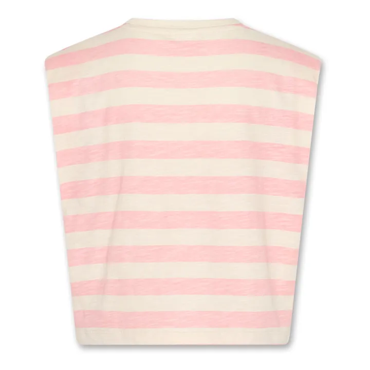 AO76 T-shirt Lora Rayé | Rose