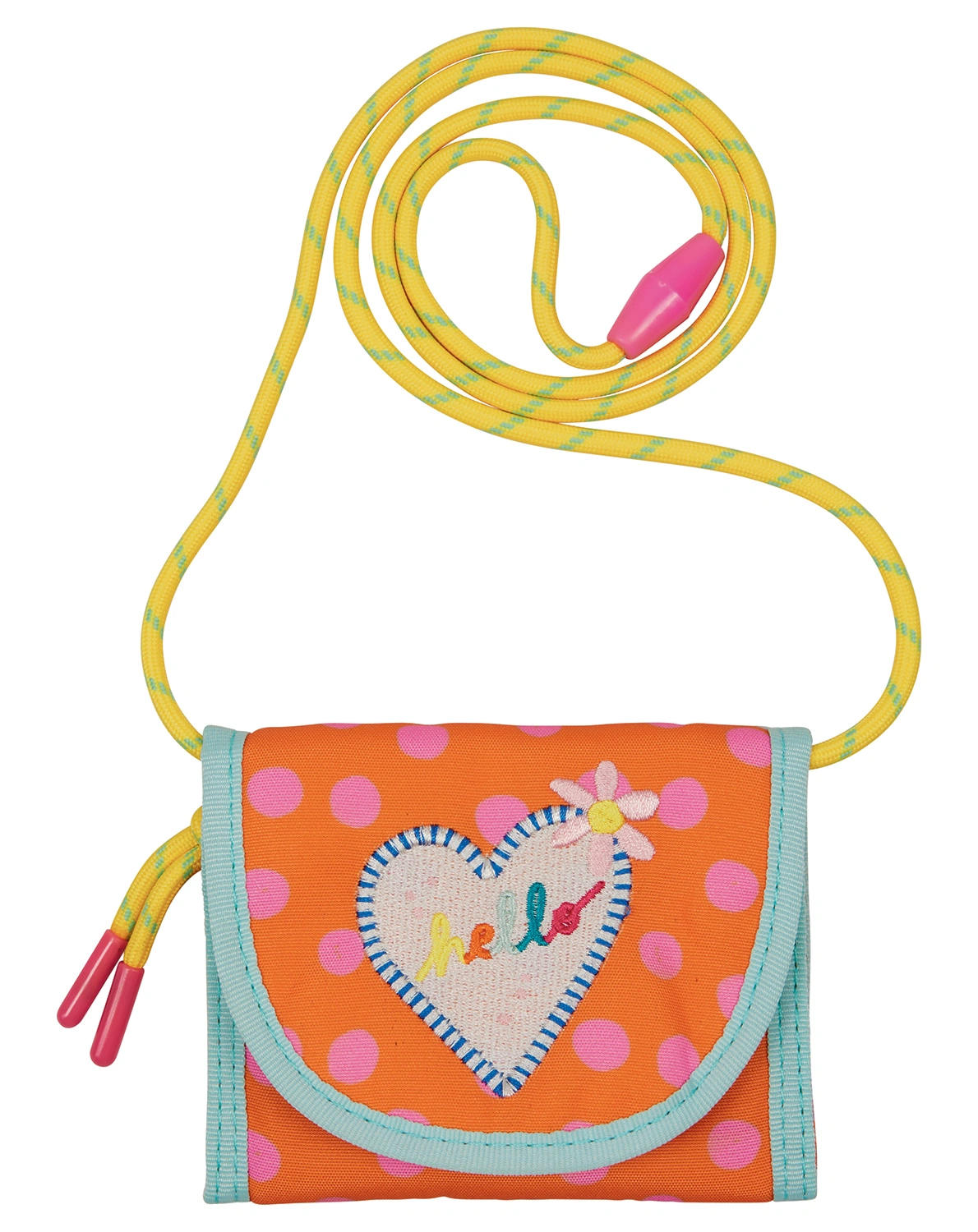 Brustbeutel BUNTE GESCHENKE - HELLO (11x9x1)
