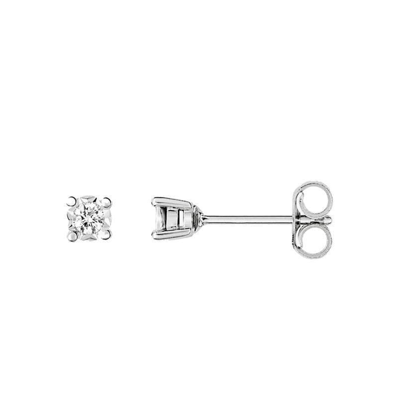 Boucles d'oreilles femme - Diamant - Or 18 Carats
