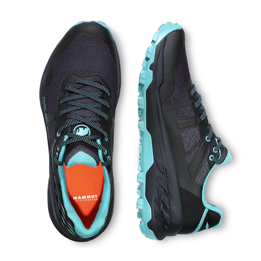Mammut SERTIG II LOW GTX - Chaussures randonné Femme black/dark frosty