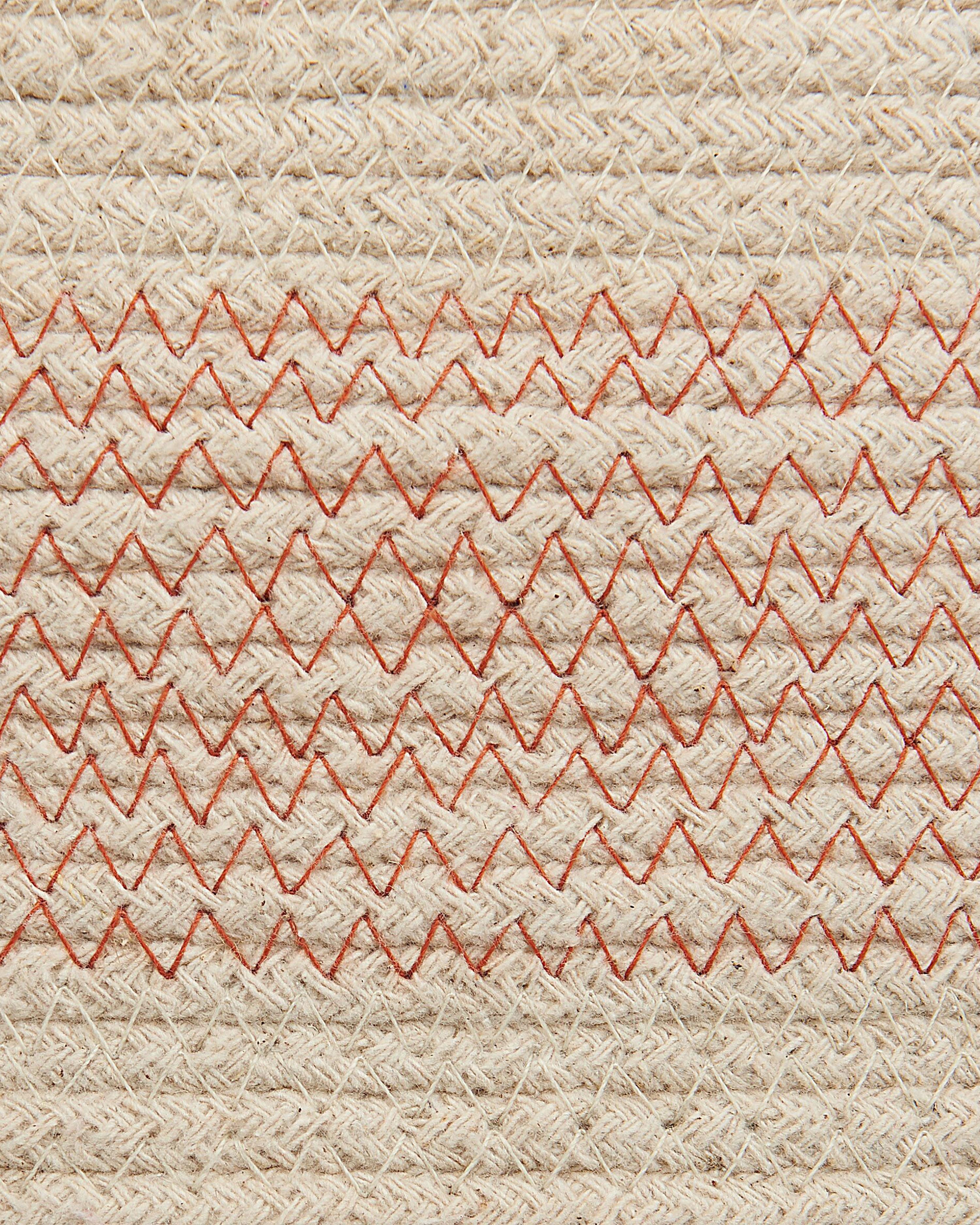 Set van 2 manden SILOPI Katoen Lichtbeige