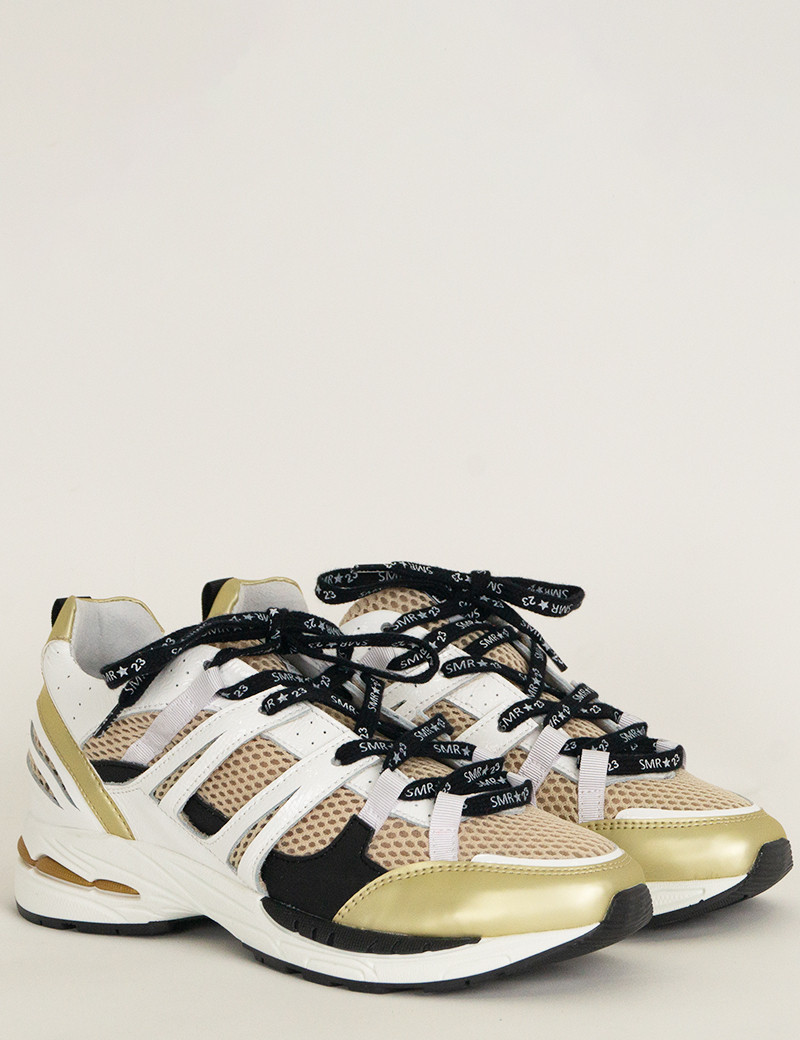 SEMERDJIAN BASKETS RUNNING ARTOU 10605 BLANCHES DORÉES