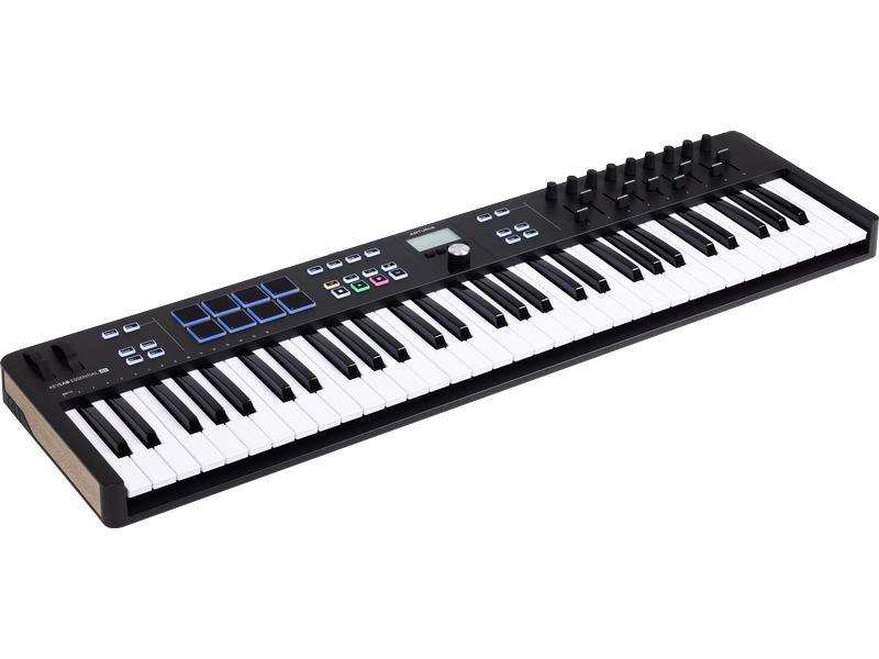 Arturia Keyboard Controller KeyLab Essential 61 – MK3 Standalone Keyboard-Controller mit hochwertiger Tastaturqualität und Software-Bundle