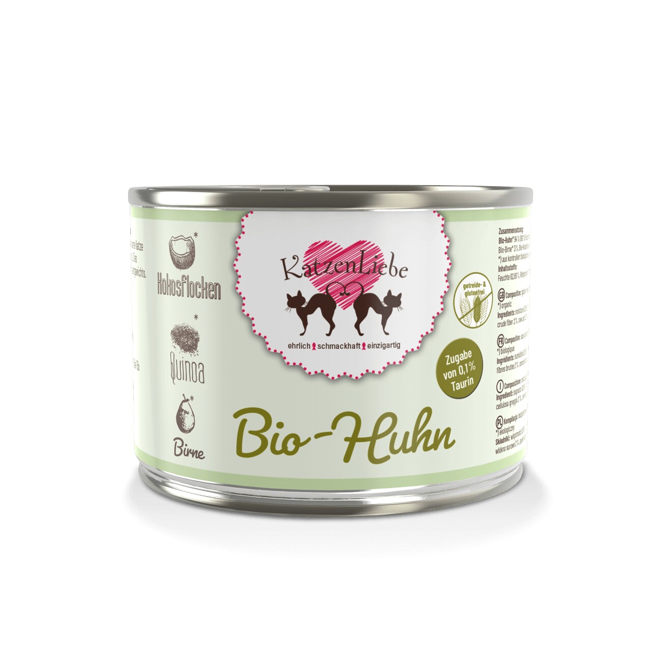 KatzenLiebe Adult 12x200g Bio Huhn