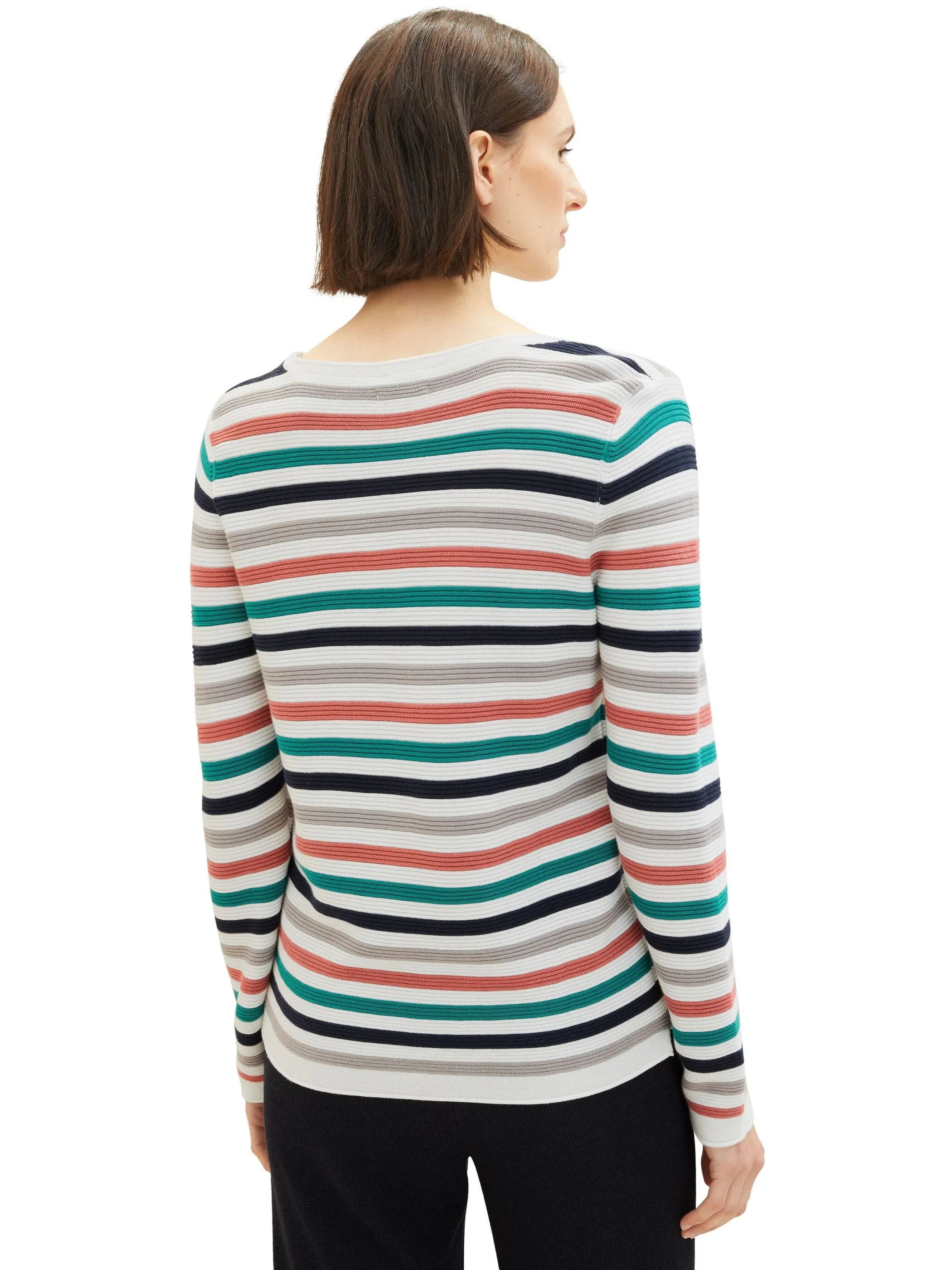 Damen Pullover in Ottoman Ripp