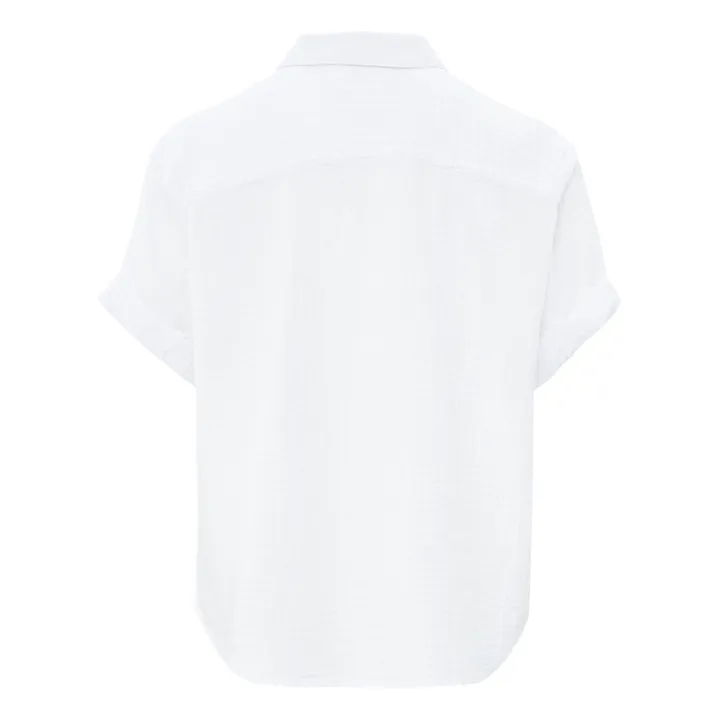 Xirena Blouse Cruz Gaze de Coton | Blanc