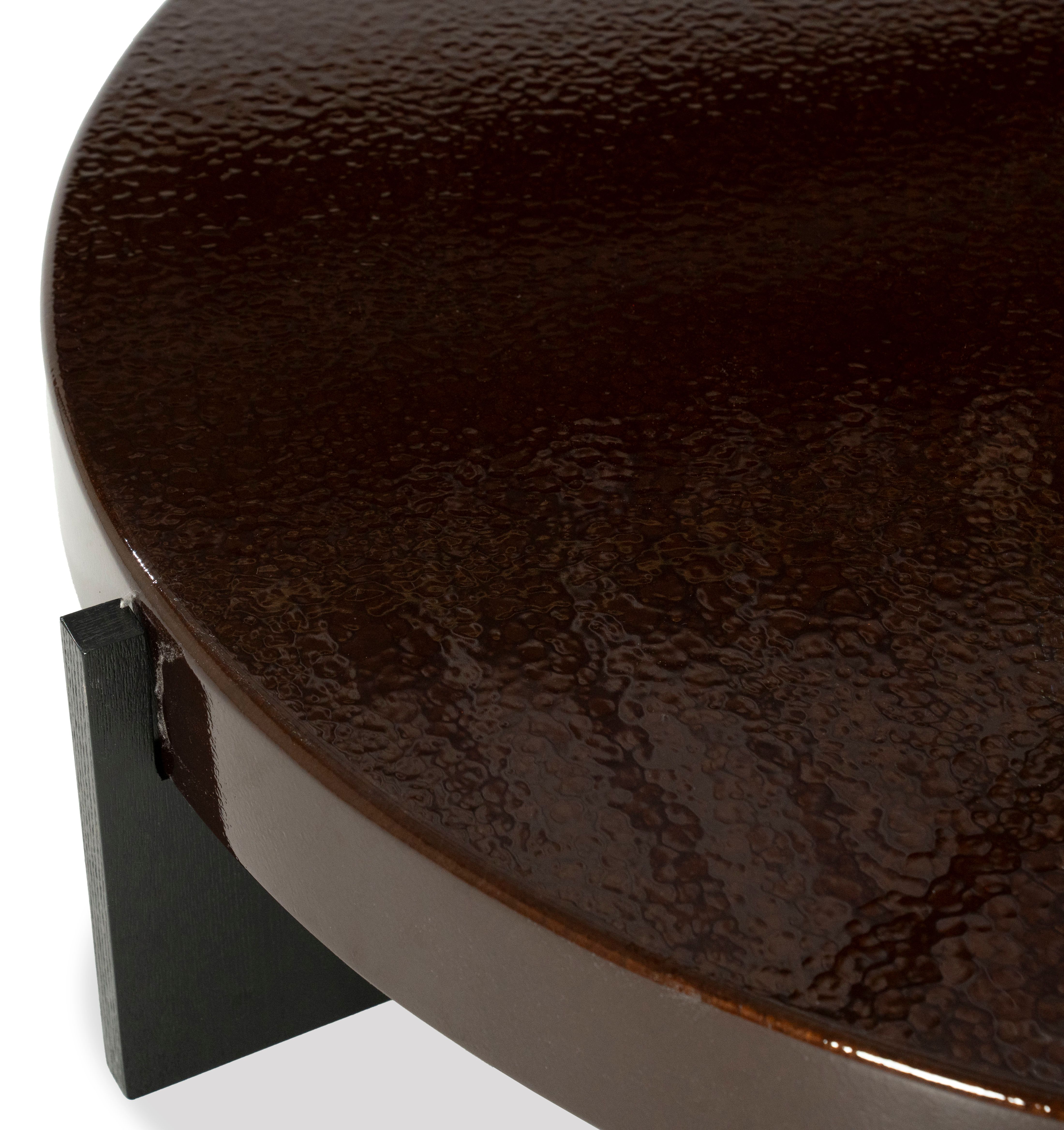 Salontafel 96325 bruin Juliet ⌀110  x H28 cm