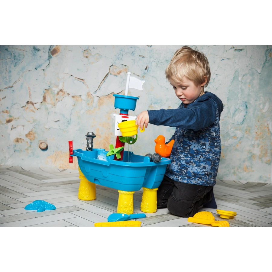 knorr toys® Sand- und Wassertisch Piratenschiff