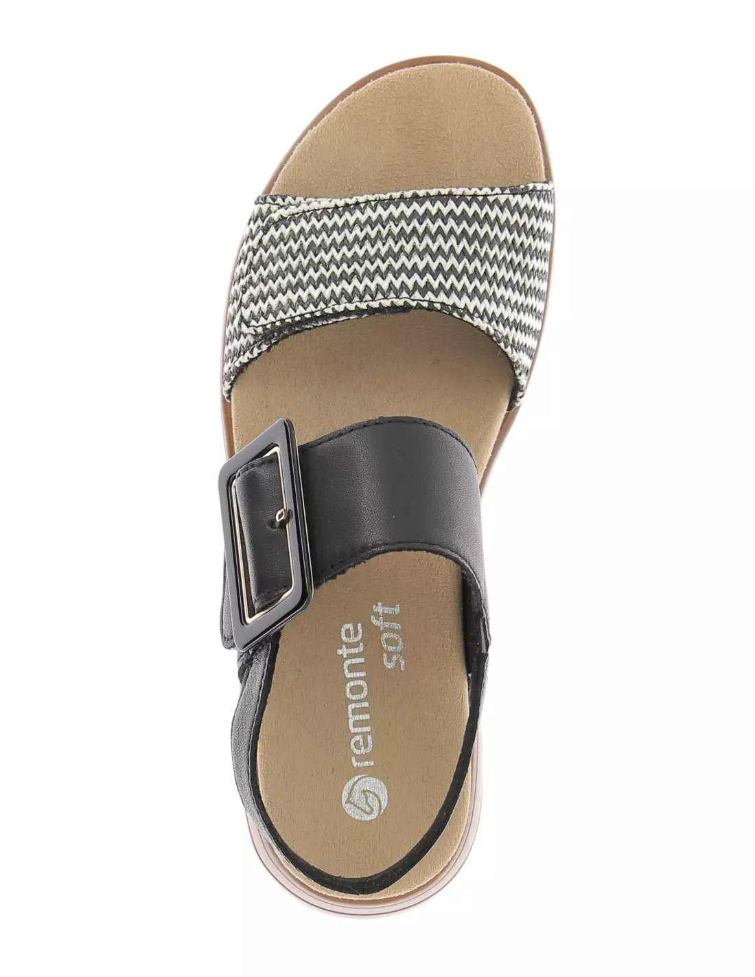 REMONTE D1J53-02 - Sandales & nu-pieds SCHWARZ-CREMA