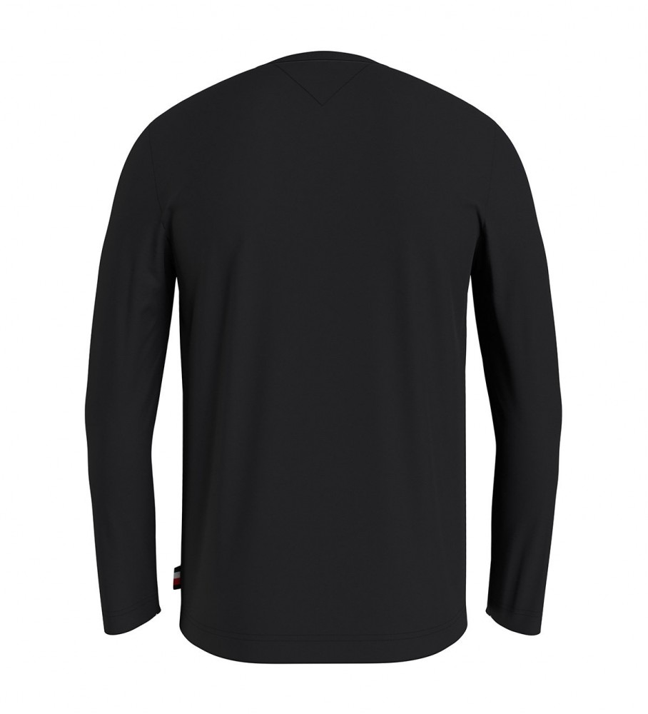 Camiseta Tommy Hilfiger Monotype Roundle, preta