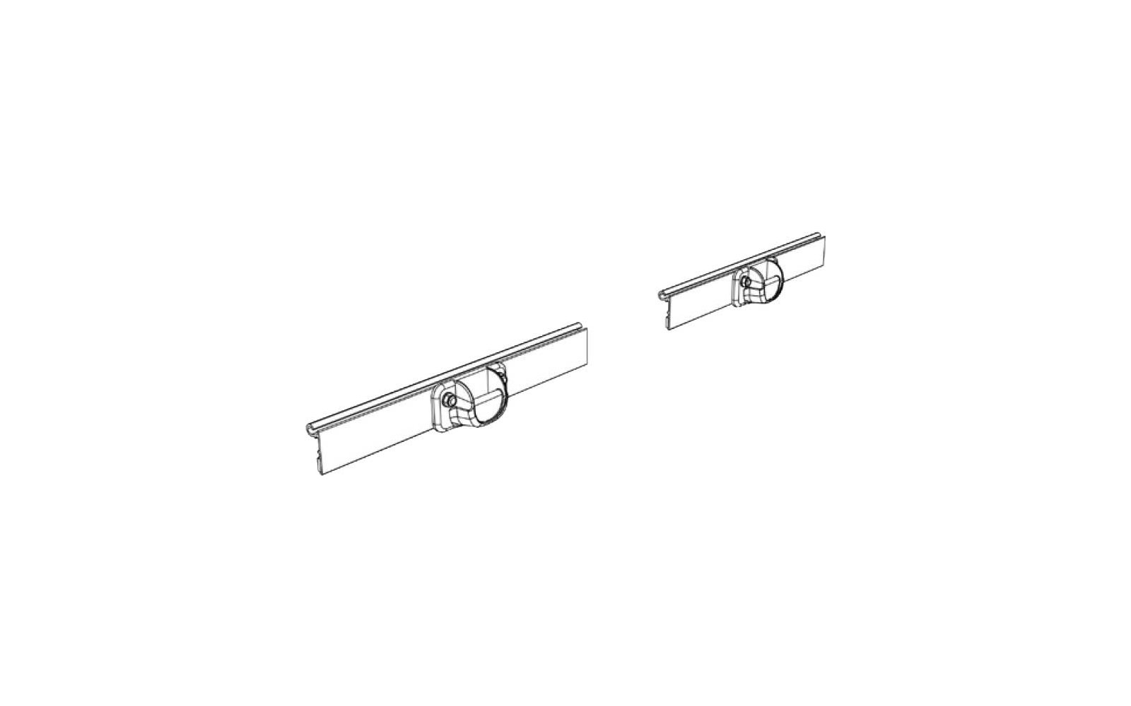 Thule Mounting Rail for Caravan Rail Montageschiene für Fahrradträger