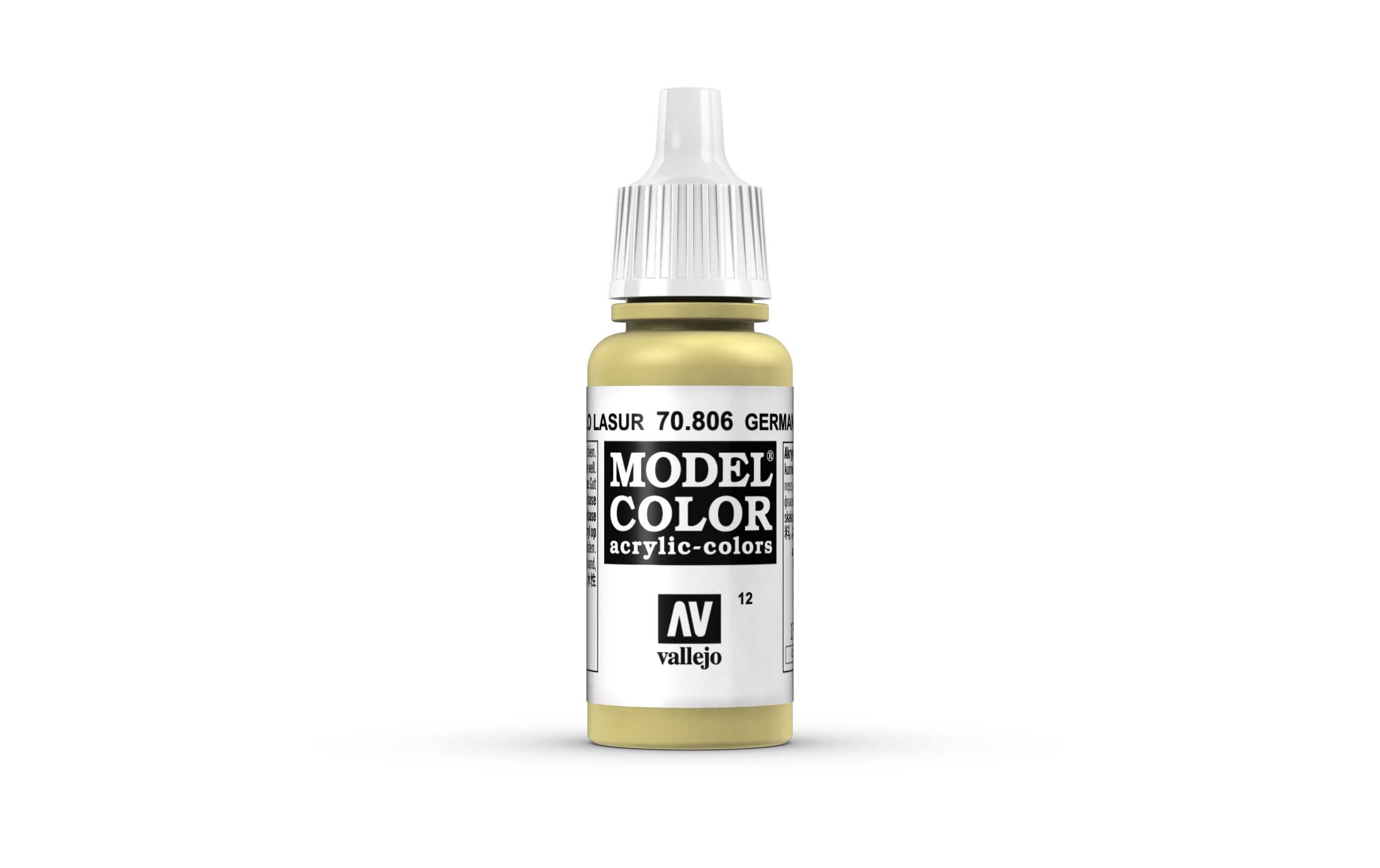 Acrylfarbe Matt, Deutsches Gelb 17 mlModel Color German Yellow