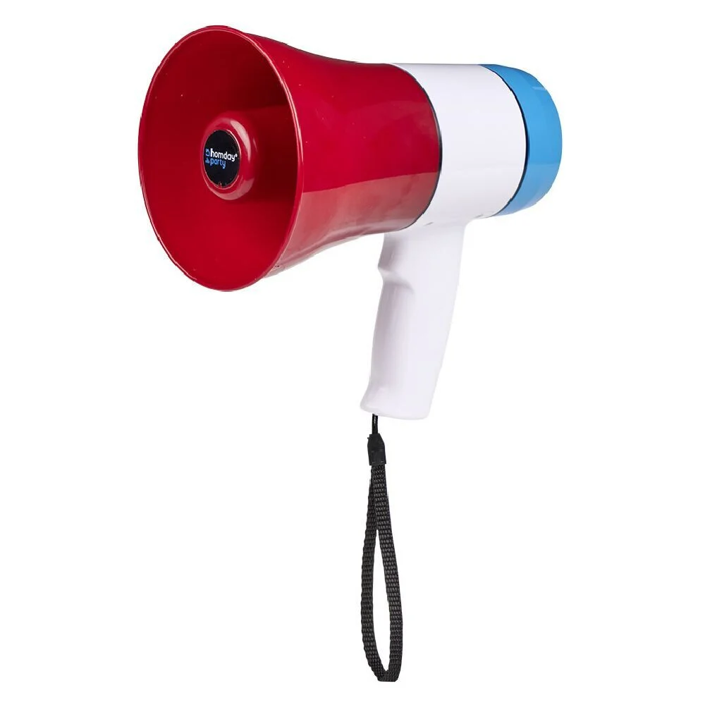 Mégaphone enceinte 20W bleu