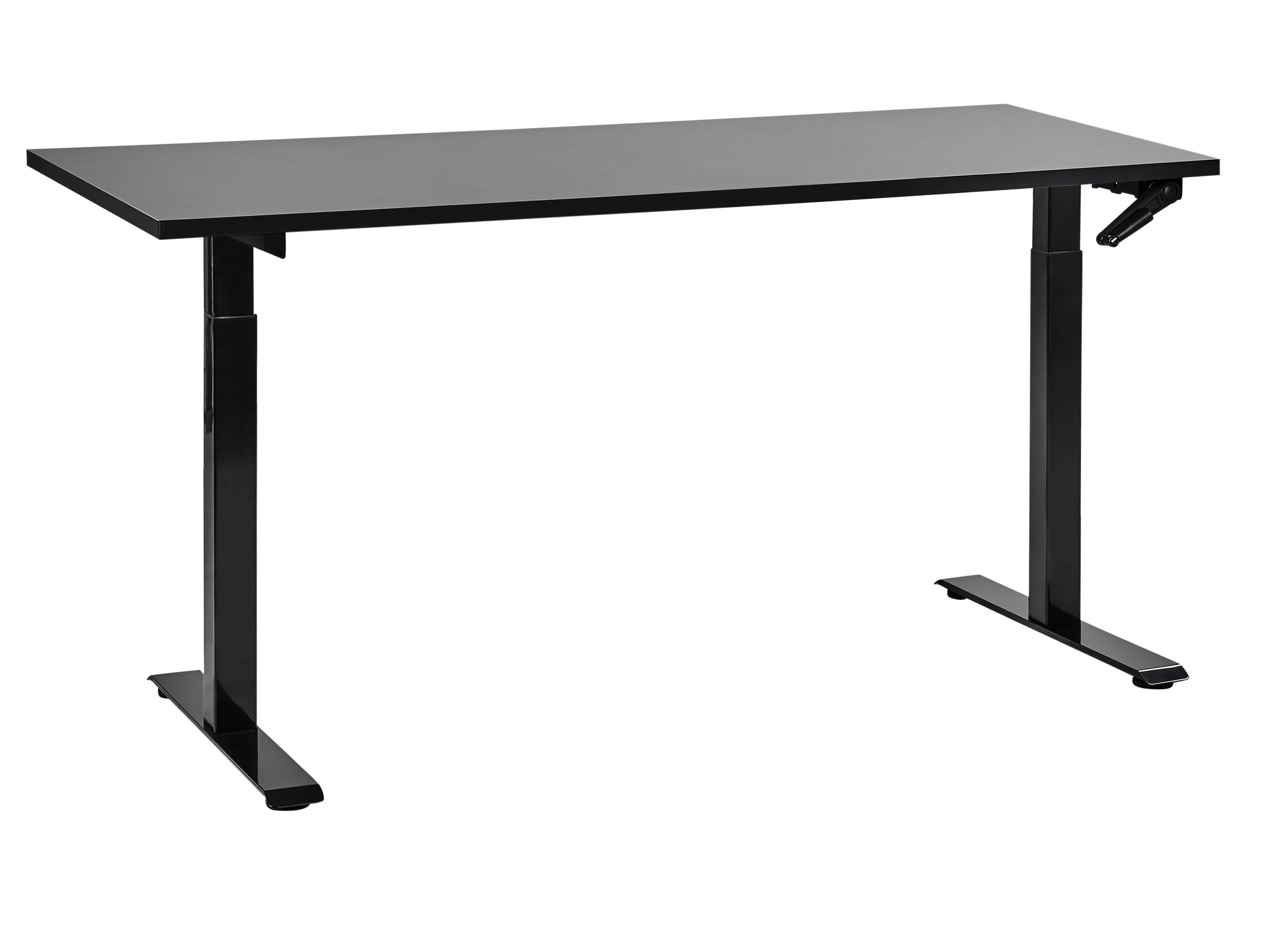 Handmatig verstelbaar sta-bureau DESTINES Zwart 160 cm 72 cm