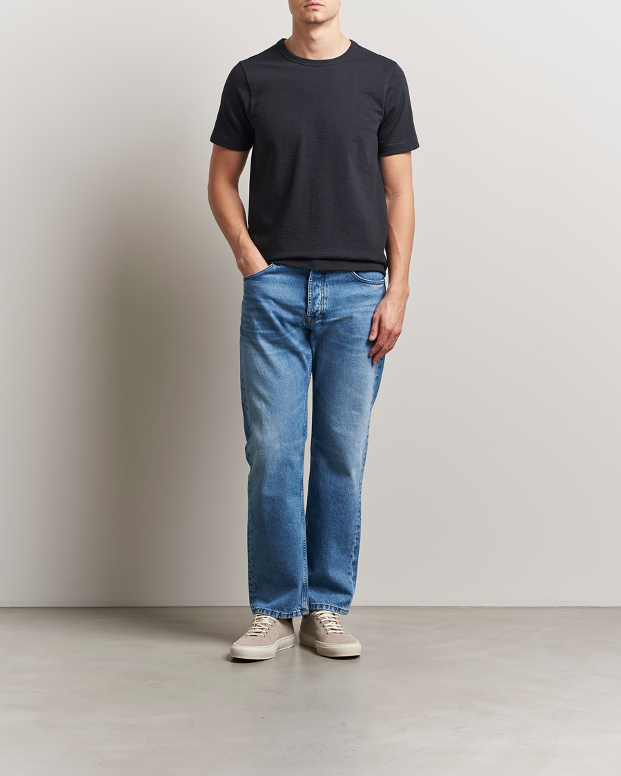 Merz b. Schwanen Relaxed Fit Loopwheeled Heavy T-Shirt Charcoal