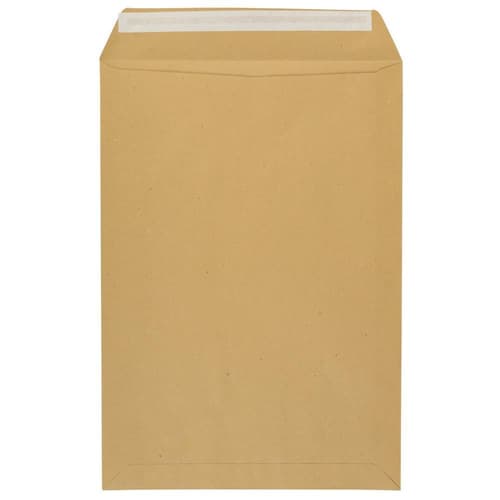 Idena Versandtaschen ohne Fenster haftklebend 90g/m² braun DIN C4 10 Stück