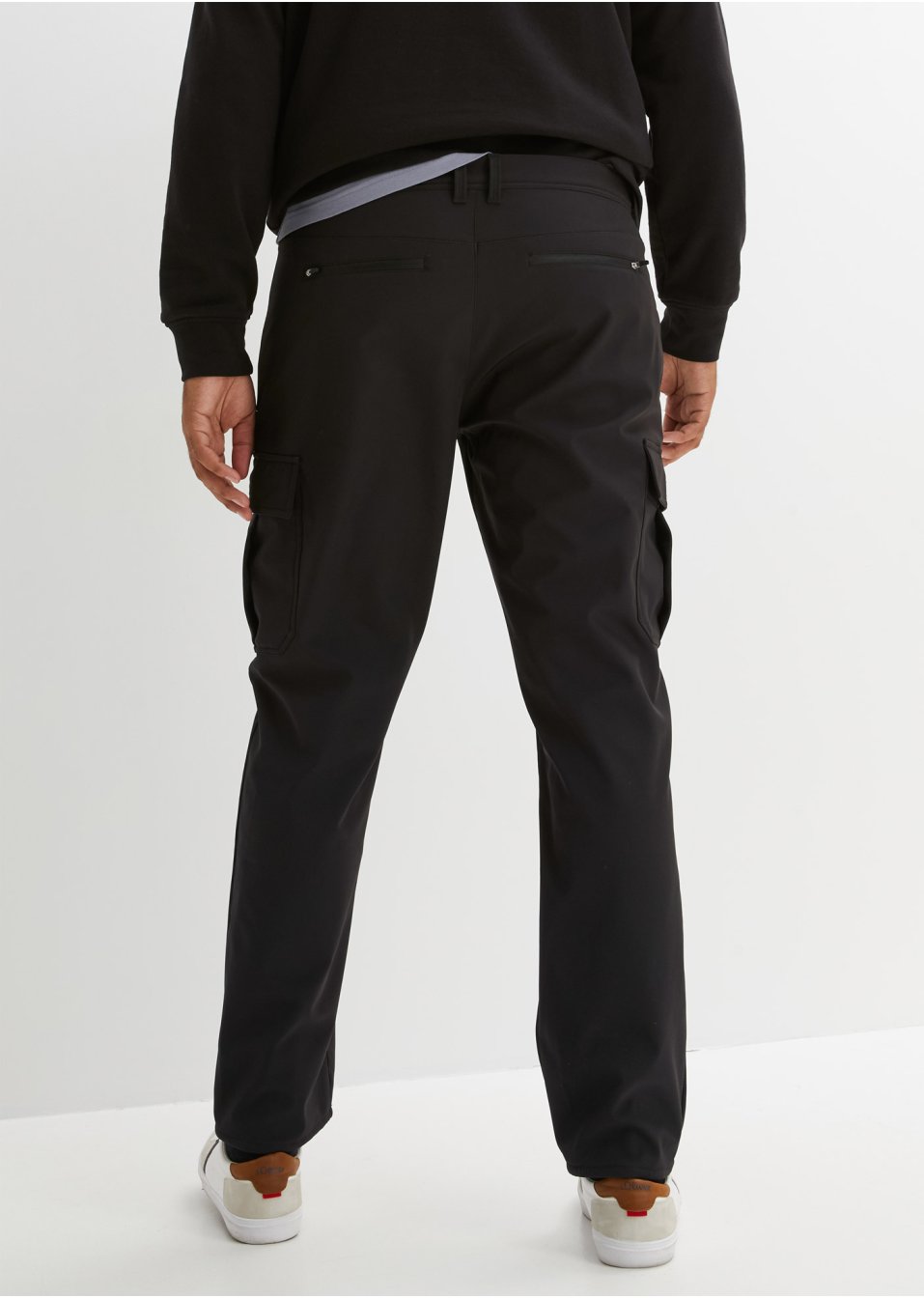Pantalon outdoor softshell avec teneur en élasthanne, ceinture incl., Regular Fit