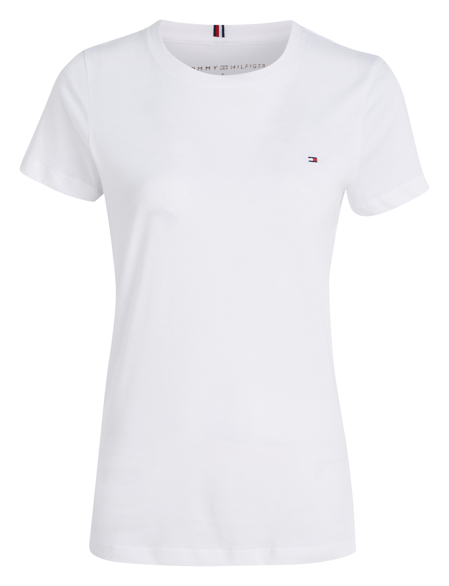 Tee-shirt droit en coton bio | Blanc