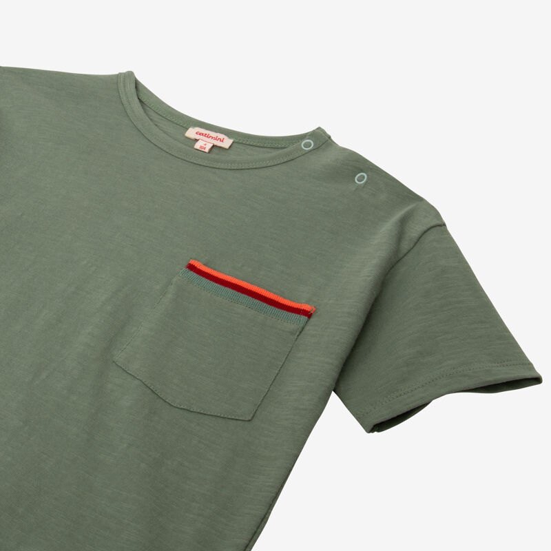 T-shirt bébé garçon vert Catimini Vert